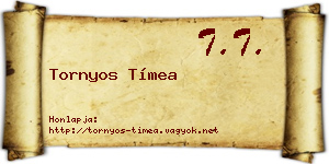 Tornyos Tímea névjegykártya